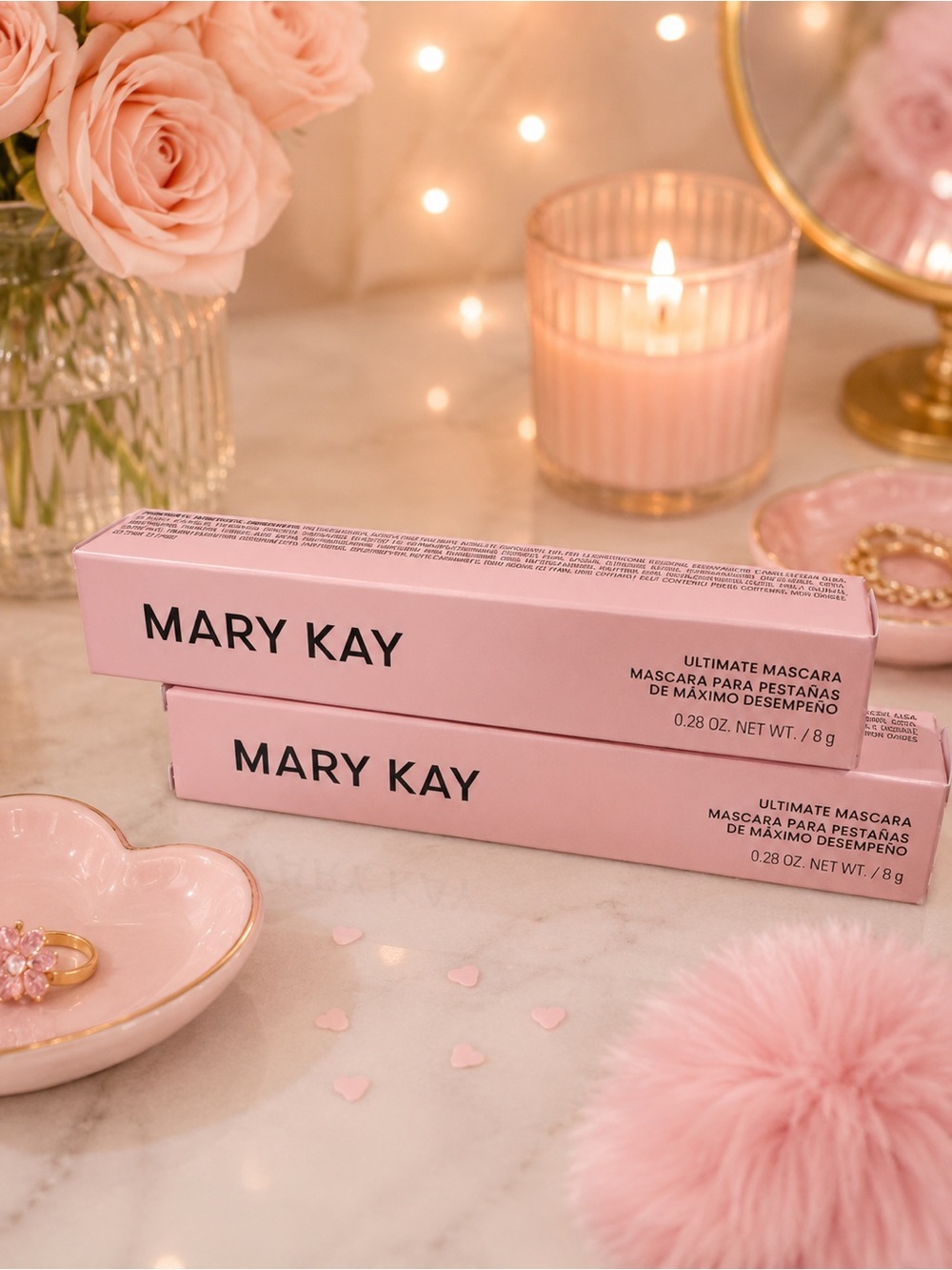 Mary Kay Mascara Set in Soft Pink Boxes - Two included
